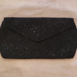 Vintage beaded Jorelle Clutch Bag  Hand Made in  Belgium